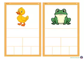 Vista previa - Tarjetas / Manipulativos - LECTOESCRITURA 1 - página 1