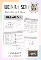 Vorschau - Arbeitsblätter - Miniheft Sch sch - Buchstabeneinführung - Deckblatt