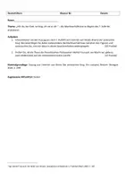 Vorschau - Klassenarbeiten - Klausur Kleist Der zerbrochne Krug 7. Auftritt - Deckblatt