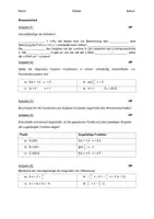 Vorschau - Test - Klassenarbeit Lineare Funktionen - Deckblatt