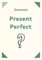 Vorschau - Arbeitsblätter - Grammar: Present Perfect Questions - Deckblatt