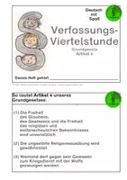 Vorschau - Arbeitsblätter - #demokratiestaerken: GG Artikel 4, leicht gemacht - Seite 3