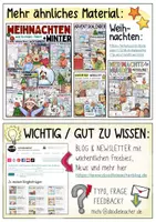 Vorschau - Mal- und Bastelvorlagen - Winter ☃️🧣 & Weihnachten 🎅🏽 - wachsendes XL Paket + Weihnachtsgrüße - Seite 2