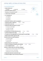 Vorschau - Arbeitsblätter - Hörverstehen Wintergeschichte | Podcast "Let It Snow, Let It Snow, Oh No!" - Seite 2