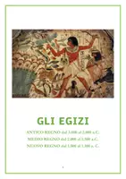 anteprima - Materiale di supporto/inclusione - GLI EGIZI - Pagina di copertina