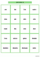 Vorschau - Spiele - Los números - Pares vivos (Memo-Spiel - Paare finden) (auch im Materialpaket zu den Zahlen enthalten) - Deckblatt