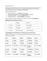Vorschau - Arbeitsblätter - Präsens Arbeitsblatt - Gegenwartsform - Seite 1