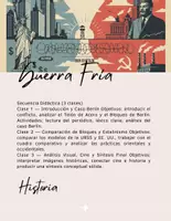 Vista previa - Unidades / Secuencias / Situaciones de Aprendizaje - LA GUERRA FRÍA: Secuencia Didáctica COMPLETA - página 1