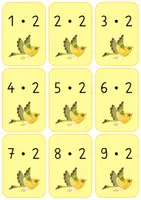 Vorschau - Fördermaterial/Inklusion - Einmaleins Spiel - "Pech-Karte" - Kleines 1x1 - Seite 3