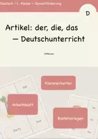 Vorschau - Unterrichtsreihen - Bestimmte Artikel - Deckblatt