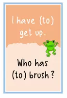 anteprima - Giochi - Cards / I have who has / verbs - Pagina 1