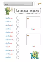 Vorschau - Arbeitsblätter - Ll Lesespaziergang - Seite 3