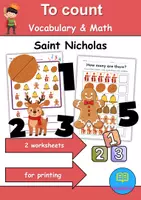 Vorschau - Unterrichtsreihen - Materialpaket - Erstleser / First Reader - Nikolaus / Nicholas - Englisch - Seite 1