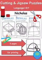 Vorschau - Unterrichtsreihen - Materialpaket - Nikolaus / Nicholas XXL ENGLISCH - Wortschatzpaket - Seite 1