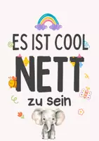Vorschau - Poster - Klassenmotto: Es ist cool nett zu sein! - Deckblatt