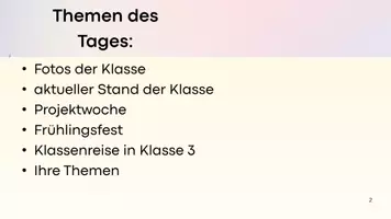 Vorschau - Präsentationen/Tafelbilder - Willkommen zum Elternabend - Seite 1