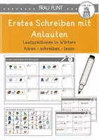 Vorschau - Arbeitsblätter - Erstes Schreiben mit Anlauten (Kl. 1) - Deckblatt