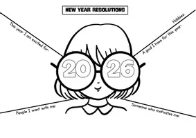 Vista previa - Hojas de trabajo - 🎉 New Year Resolutions 2026 (English and Spanish) - página 2