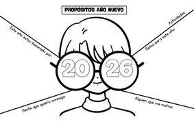 Vista previa - Hojas de trabajo - 🎉 New Year Resolutions 2026 (English and Spanish) - página 3