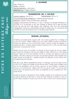 Aperçu - Fiches - Fiche de lecture Œdipe-roi CRPE - Page de couverture