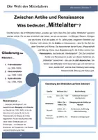 Vorschau - Arbeitsblätter - Die Welt des Mittelalters – Eine faszinierende Epoche mit stolzen Rittern und großen Burgen - Seite 2