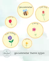 Voorbeeld - gevoelsmeter thema bijtjes - Voorblad
