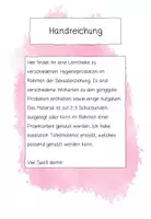 Vorschau - Arbeitsblätter - Lerntheke: "Periodenprodukte"/ "Hygieneprodukte" - Seite 1
