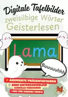 Vorschau - Präsentationen/Tafelbilder - Geisterlesen: Blitzlesen - zweisilbige Wörter (3 Tempi + PDF) - Deckblatt