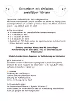 Vorschau - Präsentationen/Tafelbilder - Geisterlesen: Blitzlesen - zweisilbige Wörter (3 Tempi + PDF) - Seite 2