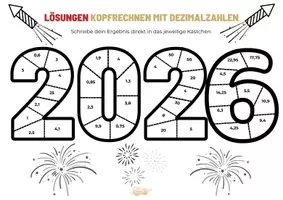 Vorschau - Arbeitsblätter - Dezimalzahlen Kopfrechnen Klasse 6/7 - Seite 2