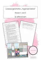Vorschau - Fördermaterial/Inklusion - Lesespurgeschichte: "Periodenprodukte" - Deckblatt