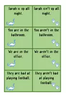 anteprima - Giochi - Cards / Negation to be + questions / Grade 5,6 - Pagina 3