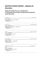 Vorschau - Arbeitsblätter - Übung zur Steigerung von Adjektiven + Adverbien (Latein) - Seite 1