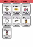 Vorschau - Arbeitsblätter - I have... Who has...? (Nikolaus / Nicholas) Ich habe... wer hat...? - Englisch - Seite 3