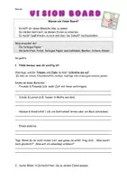 Vorschau - Stundenentwürfe - Vision Board 2026 als pdf und docx zum Bearbeiten - Seite 1