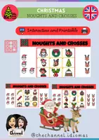 Vista previa - Juegos / Gamificación - CHRISTMAS VOCABULARY – Noughts and Crosses - Portada