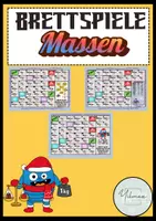Vorschau - Arbeitsblätter - Maßeinheiten im Spiel Massen | Brettspiele - Deckblatt