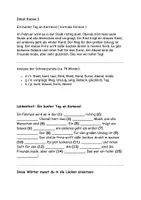 Vorschau - Arbeitsblätter - Diktat Klasse 3 Karneval drei Versionen - Seite 1