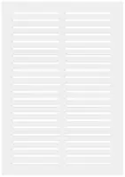 Vorschau - Arbeitsblätter - Arbeitsblatt: Deutsch Lineatur 3 - zwei Spalten 4 mm - DIN A4 nummeriert ||20 Seiten Paket N8n58N36 - Seite 1
