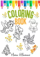 Vorschau - Mal- und Bastelvorlagen - coloring book ausmalbuch für kinder 3bis 5 jahre - Deckblatt