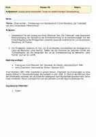 Vorschau - Klassenarbeiten - Klausur Jenny Erpenbeck Heimsuchung Heimat und Exil - Deckblatt