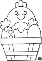 Vorschau - Mal- und Bastelvorlagen - Huhn Ausmalbilder – Kreative Malvorlagen für Kinder - Seite 3