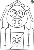 Vorschau - Mal- und Bastelvorlagen - Schweinchen Ausmalbilder – Kreativer Malspaß - Seite 2