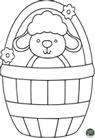 Vorschau - Mal- und Bastelvorlagen - Schaf Ausmalbilder – Perfekt für Kinder - Seite 3