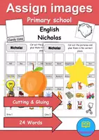Vorschau - Unterrichtsreihen - Assign images / Bilder zuordnen: Nikolaus / Nicholas - Englisch - Deckblatt