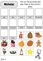 Vorschau - Unterrichtsreihen - Assign images / Bilder zuordnen: Nikolaus / Nicholas - Englisch - Seite 2
