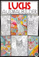 Vorschau - Mal- und Bastelvorlagen - Abenteuerliche Luchs Ausmalbilder - Deckblatt