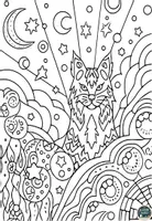 Vorschau - Mal- und Bastelvorlagen - Abenteuerliche Luchs Ausmalbilder - Seite 3