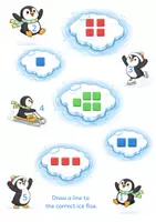 Voorbeeld - Penguin Worksheets Preschool – Counting, Patterns & Find - Pagina 3