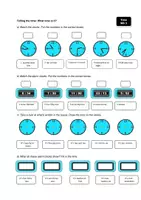 Vorschau - Stationenlernen - Telling the time (4 Arbeitsblätter + Mediation) - Uhrzeit Englisch #edukilights22 - Seite 2